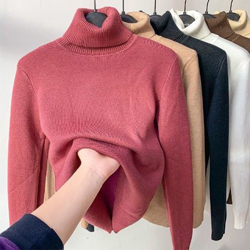 Drune | Rollkragenpullover - Weiches Fleece-Innenfutter - Warm & Stilvoll für Herbst & Winter