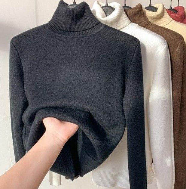 Drune | Rollkragenpullover - Weiches Fleece-Innenfutter - Warm & Stilvoll für Herbst & Winter