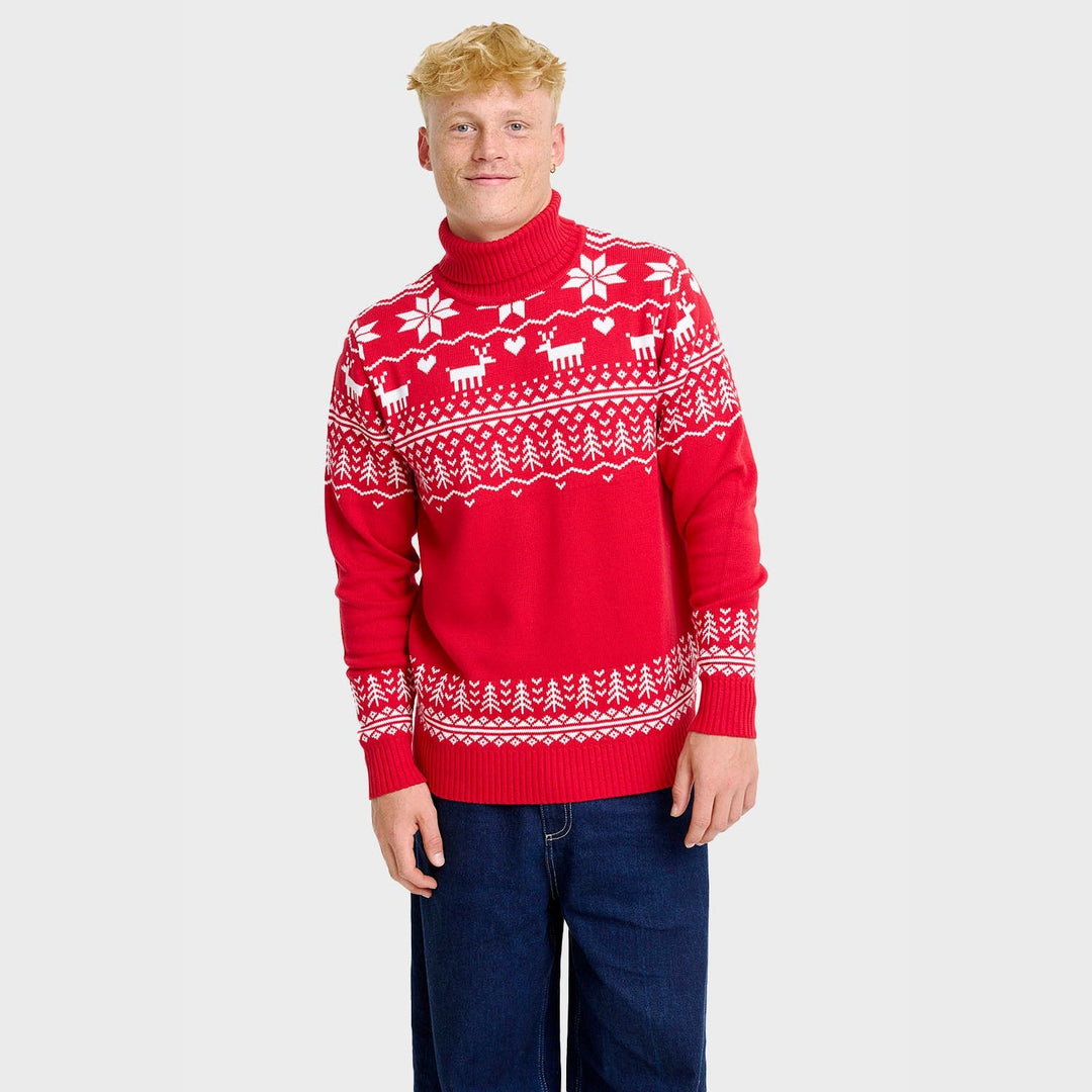 Drune | Der grönländische Weihnachtsrollkragenpullover - Herren