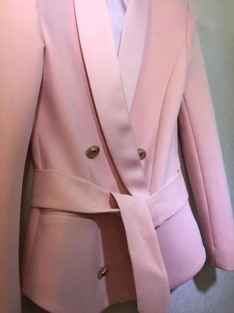 Drune | Smoking Blazer Jacke Damen - Lässig - Unifarben