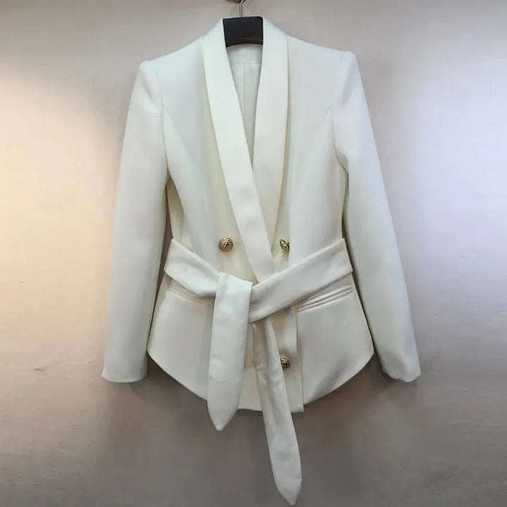 Drune | Smoking Blazer Jacke Damen - Lässig - Unifarben