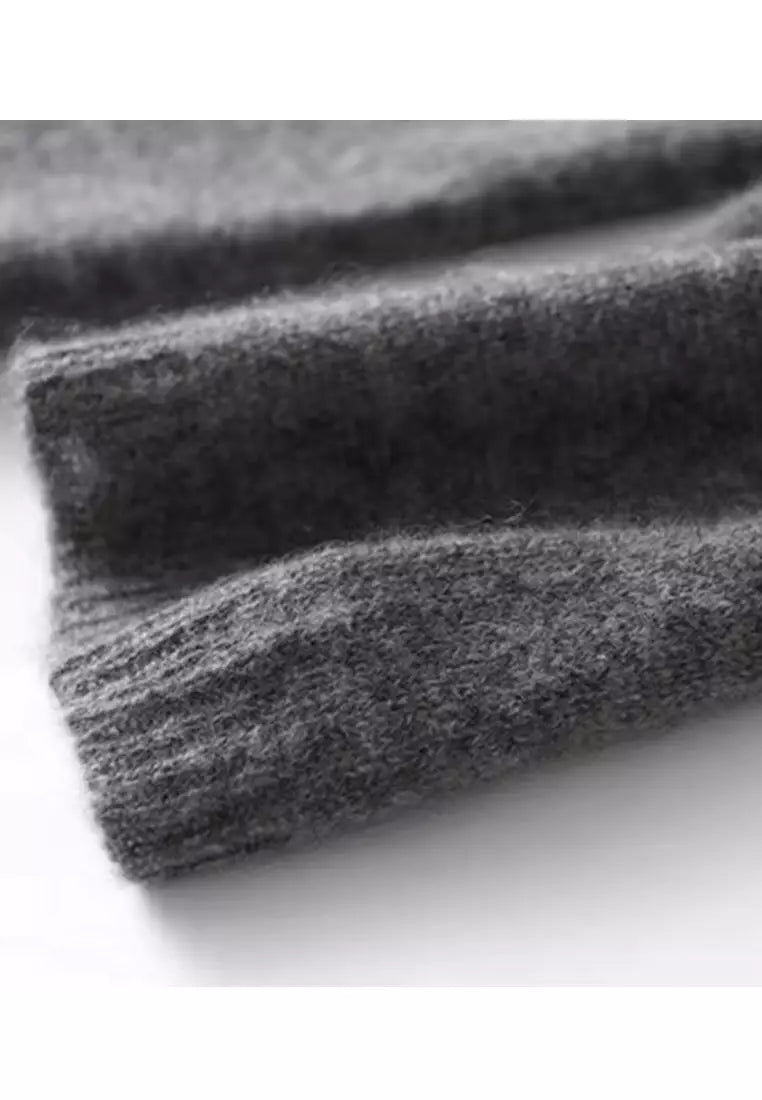 Drune | Sweatshirt - Kaschmir-Cardigan mit Knopf Herbst