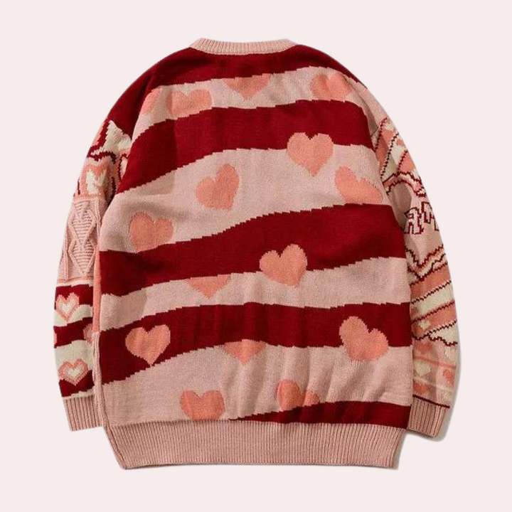 Drune | Herrenpullover in Rot
