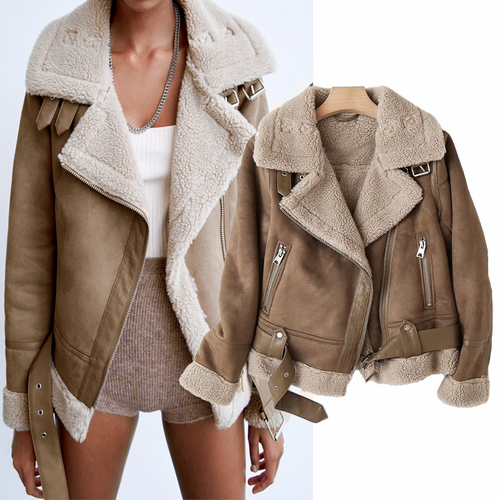 Drune | Spitzenlederjacke für Frauen