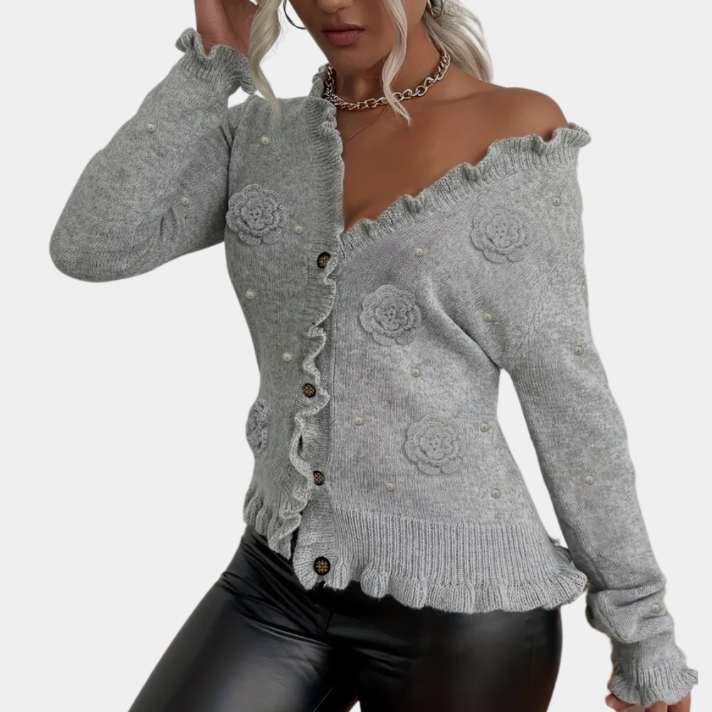 Drune | Flauschige Bequeme Strickjacke Für Damen