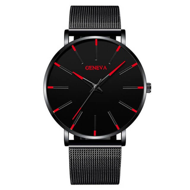 Drune - Ultraflache Business-Uhr für Herren