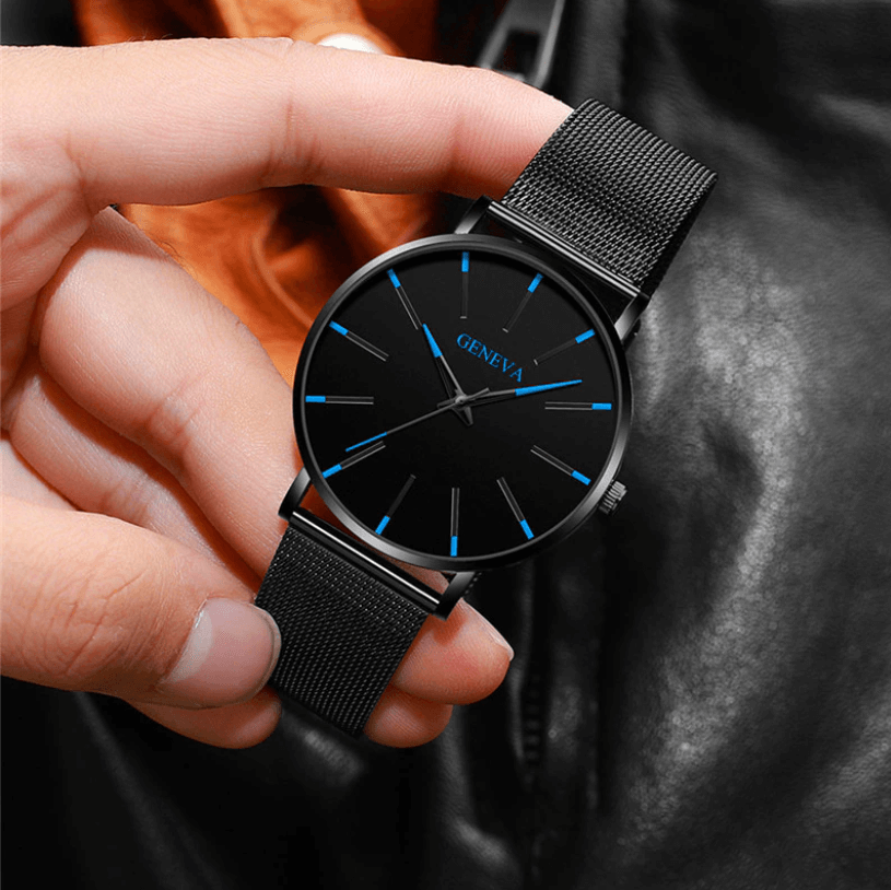 Drune - Ultraflache Business-Uhr für Herren