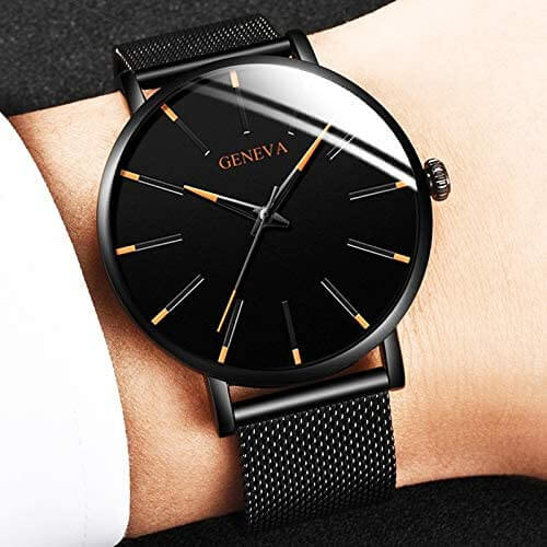 Drune - Ultraflache Business-Uhr für Herren