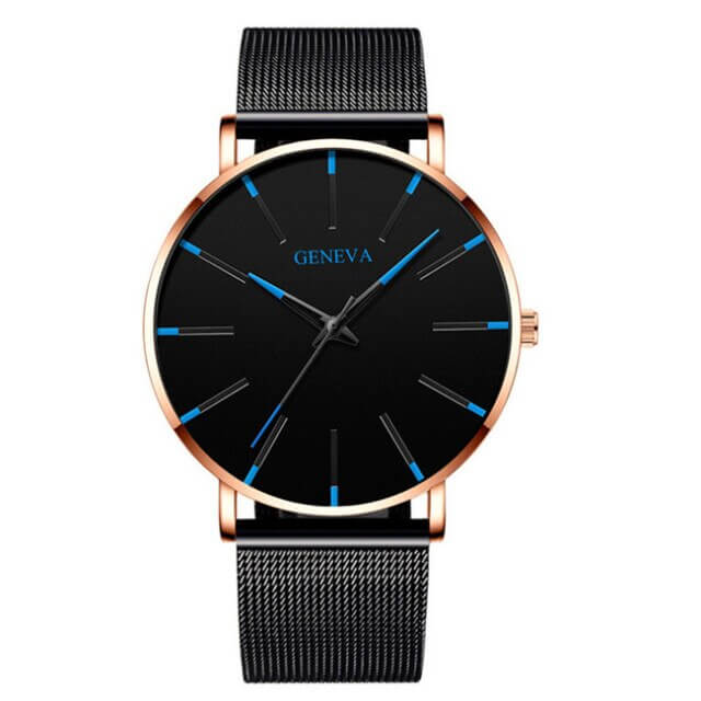 Herren Ultraflache Business Uhr Für Eleganten Stil