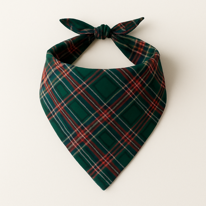 Drune | Familien-Weihnachten Plaid Knopf-Front-Pyjama-Sets