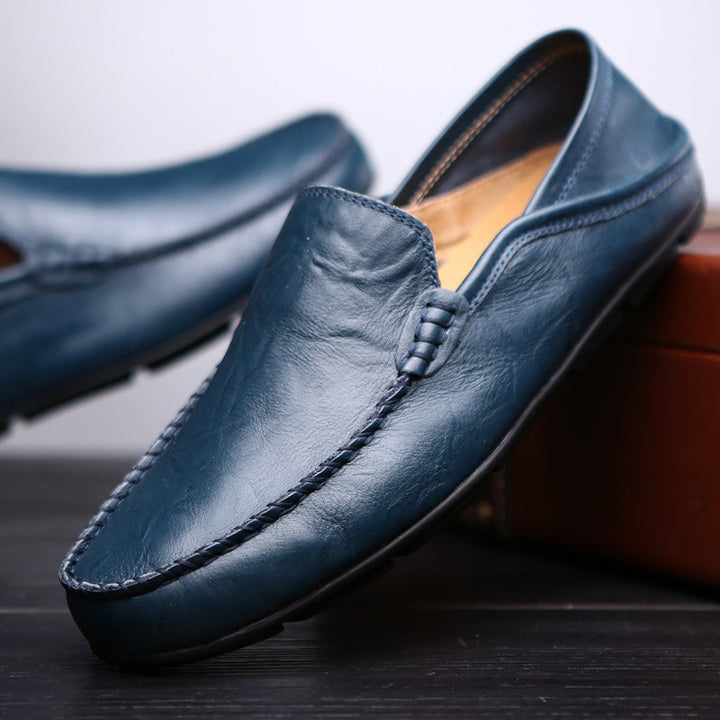 Herren-Loafer aus echtem Leder Drune