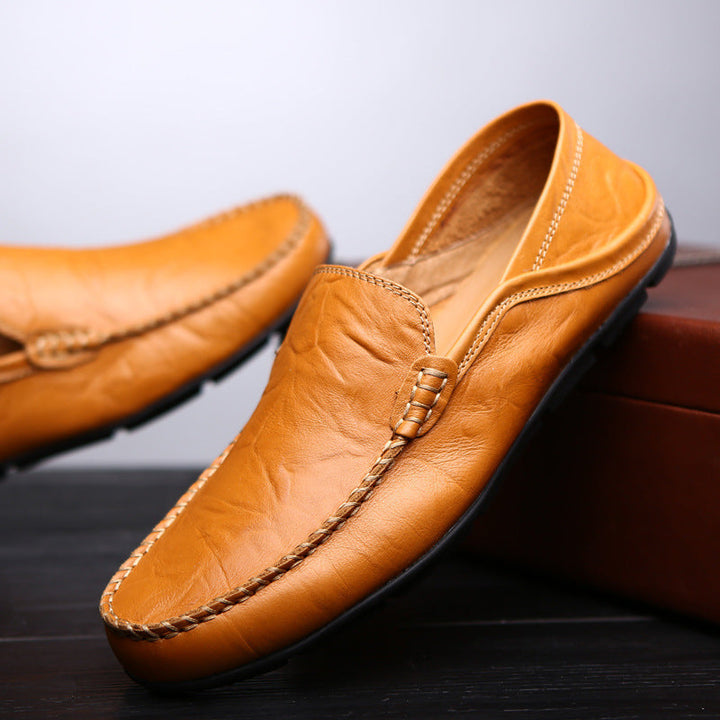 Herren-Loafer aus echtem Leder Drune