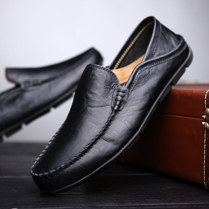 Herren-Loafer aus echtem Leder Drune