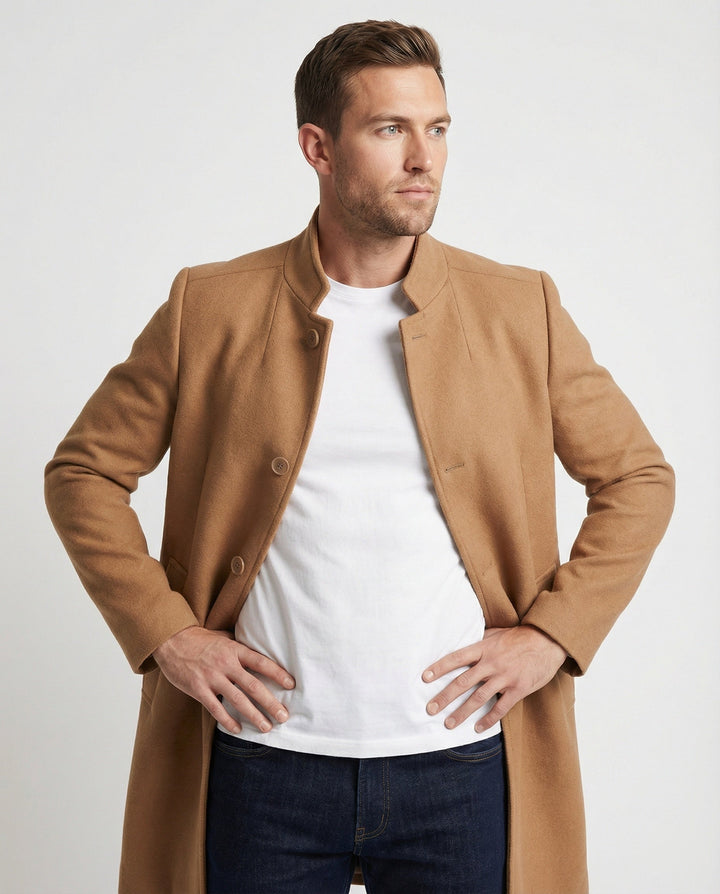 Drune | Übergangsjacke für Männer mit Knöpfen Ideal für Den Frühling