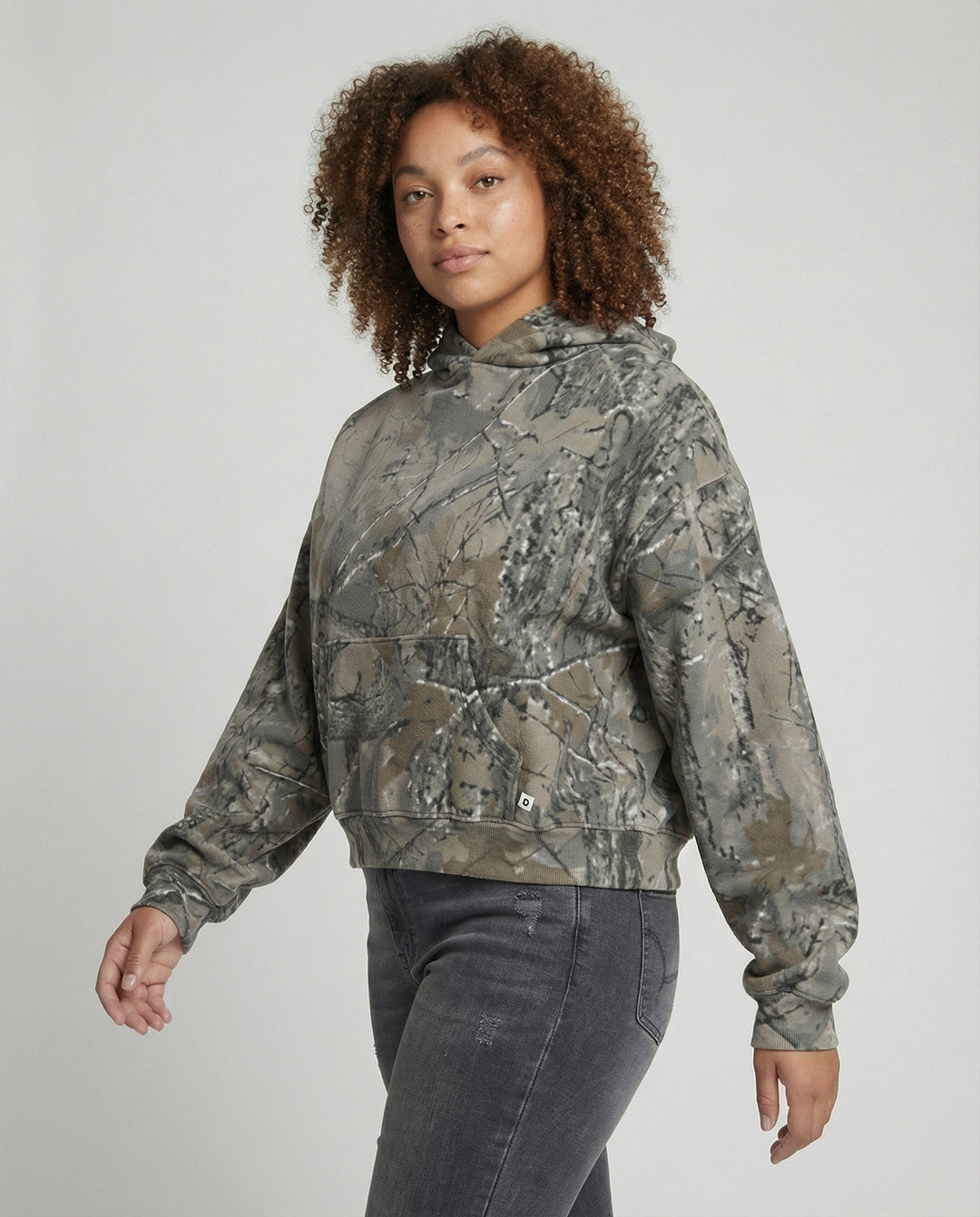 Drune | Retro Unisex Hoodie mit Camouflage-Muster