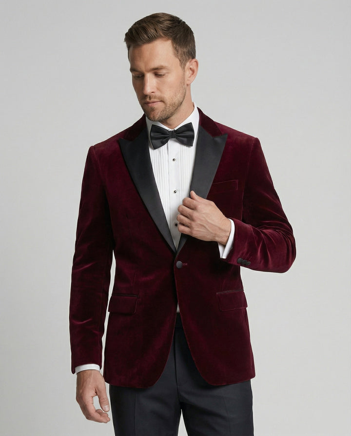 Drune | Herren Sommerjacke mit Schmaler Passform und Kontrastierendem Revers