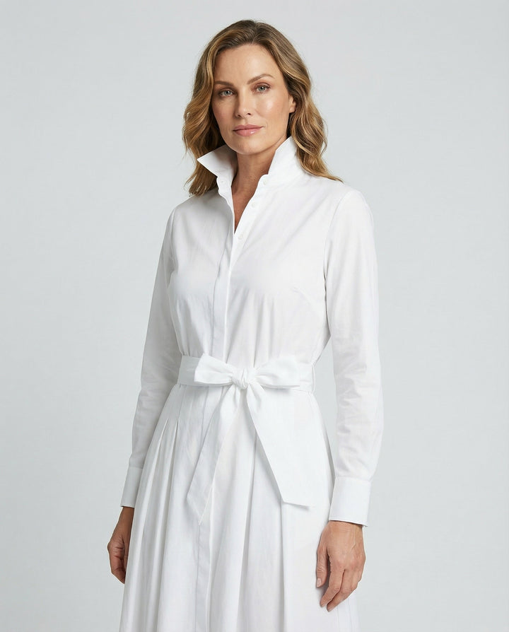 Elegante Weiße Lange Kleid