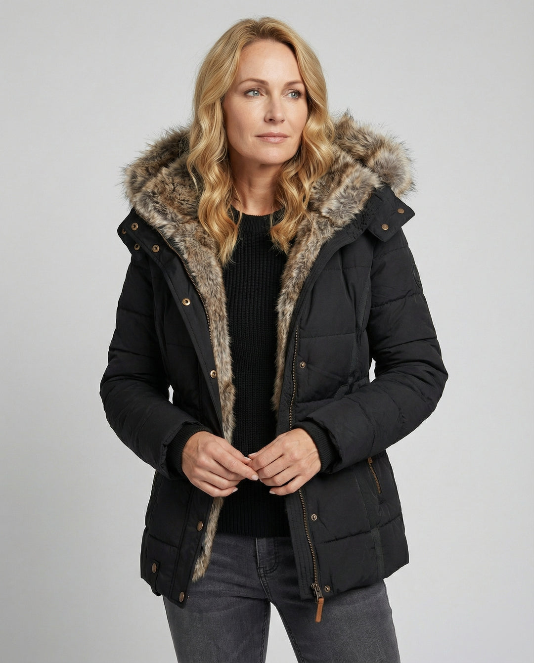 Drune | Warme wasserdichte Winterjacke mit Innenfutter und Kapuze