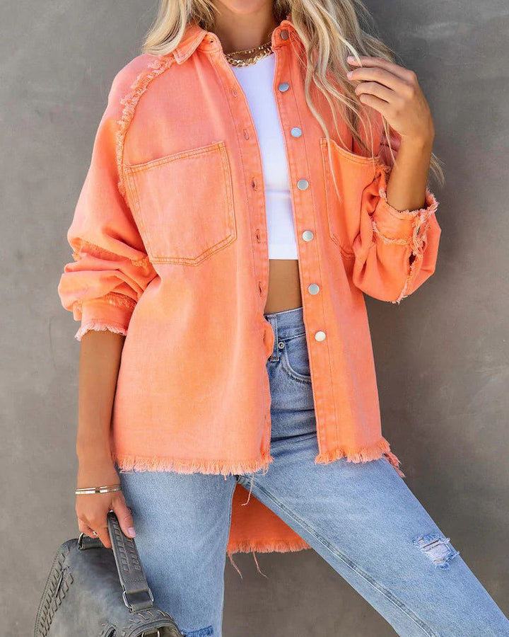 Drune | Edge Patchwork Pocket Denim-Jacke