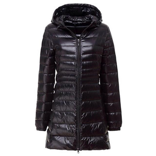 Drune | lange Daunenjacke für Damen