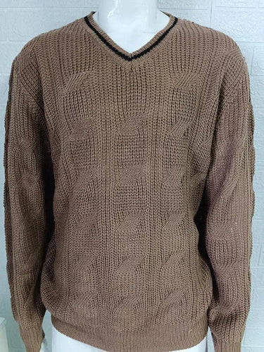 Drune | Ausschnitt Slim Fit Herren Pullover Sweatshirt