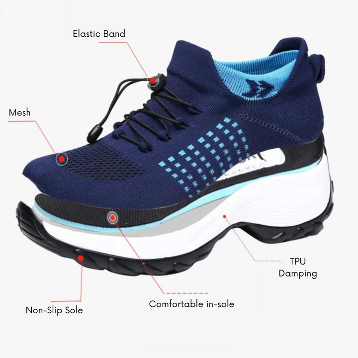 Komfortschuhe Blau Noah Drune