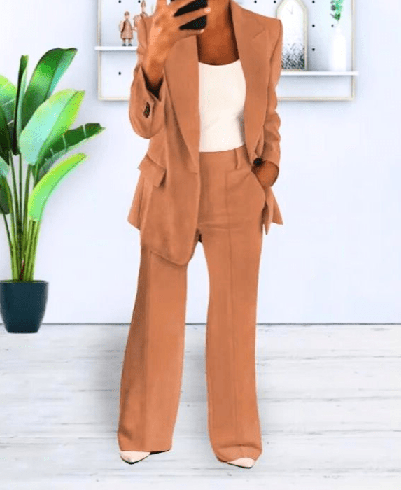 Drune | Damen Blazer Bequem & Schick Blazer Satz Lässiges & Formelles Outfit