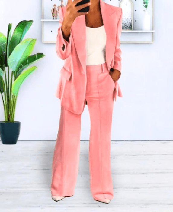 Drune | Damen Blazer Bequem & Schick Blazer Satz Lässiges & Formelles Outfit