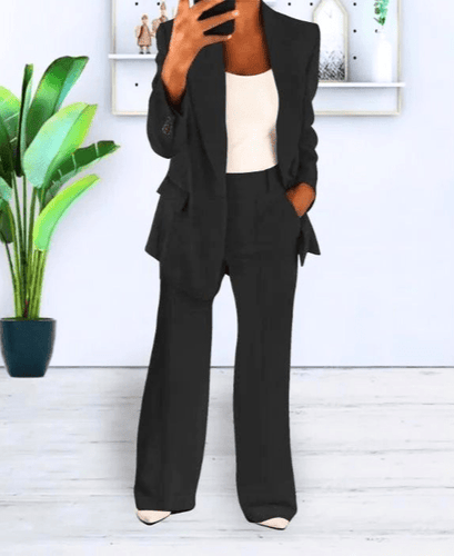 Drune | Damen Blazer Bequem & Schick Blazer Satz Lässiges & Formelles Outfit