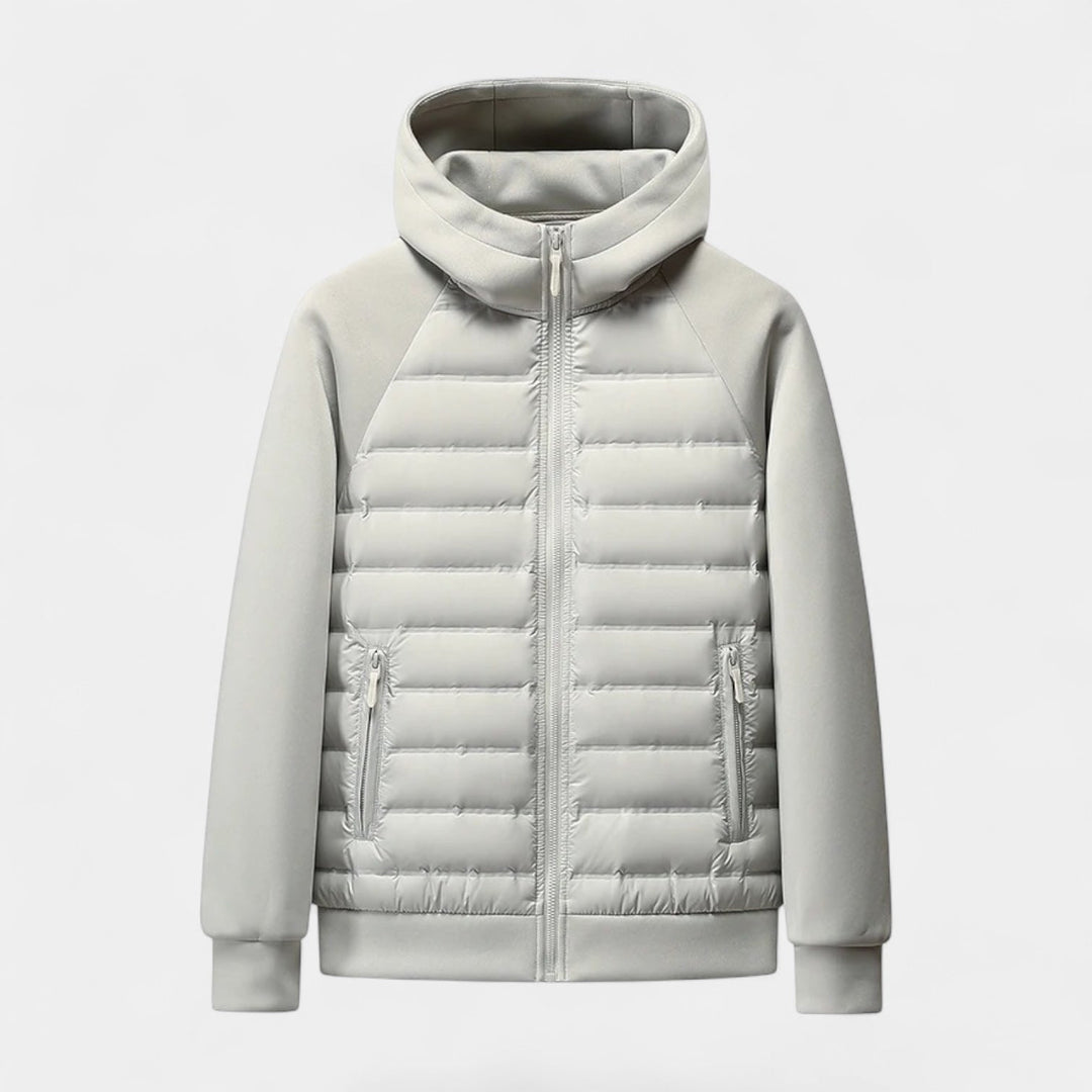Drune | Modehaus - Leichte Daunenjacke - Softshell-Pufferjacke mit Kapuze