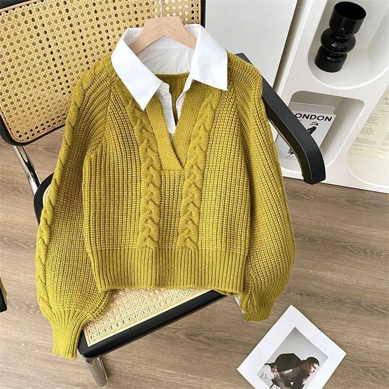 Drune | Strickpullover Im Retro Modestil