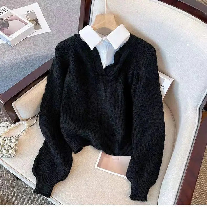 Drune | Strickpullover Im Retro Modestil