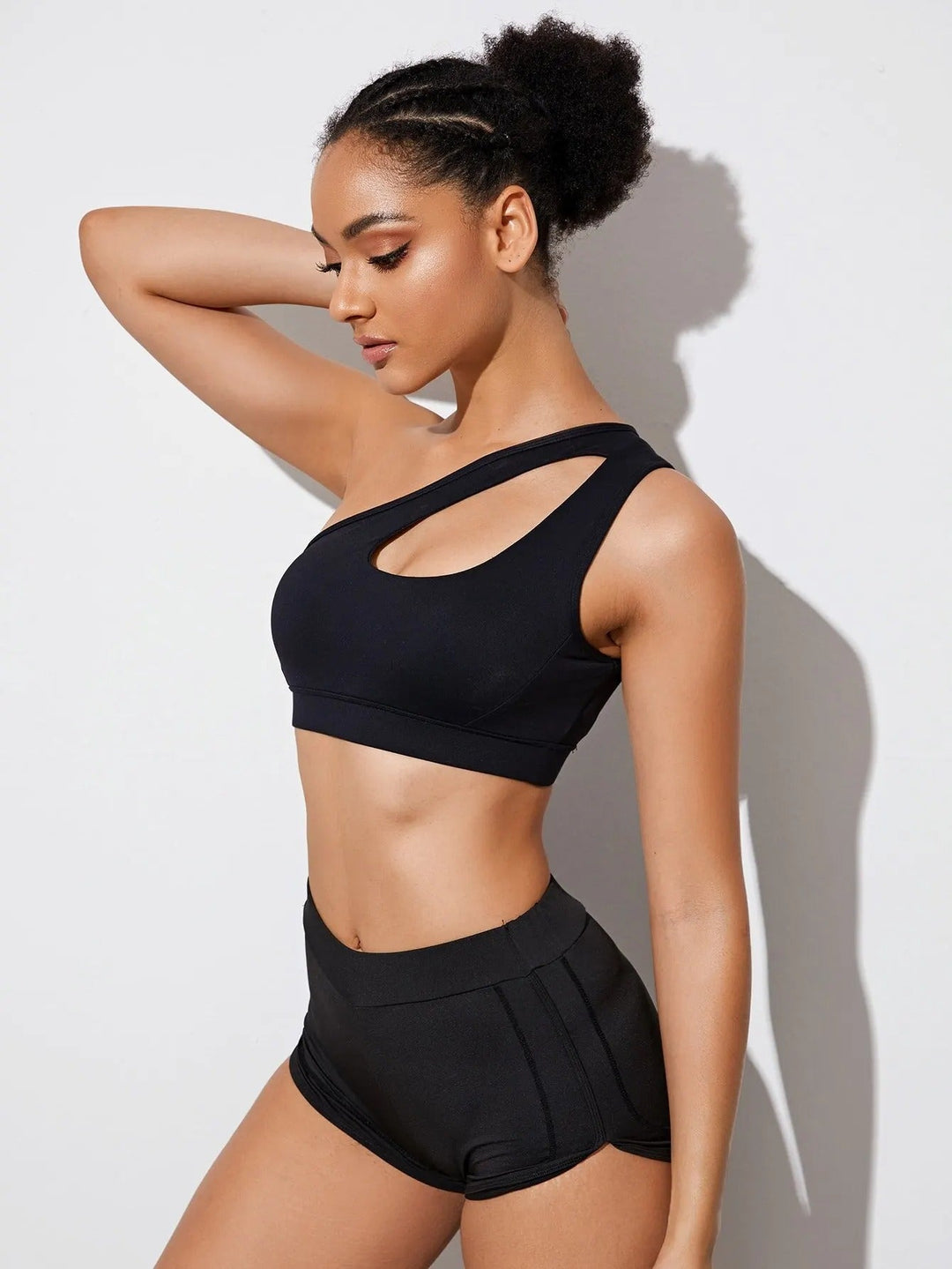 Drune | Einseitiger Push up Stoßfester Sport Bh Für Frauen