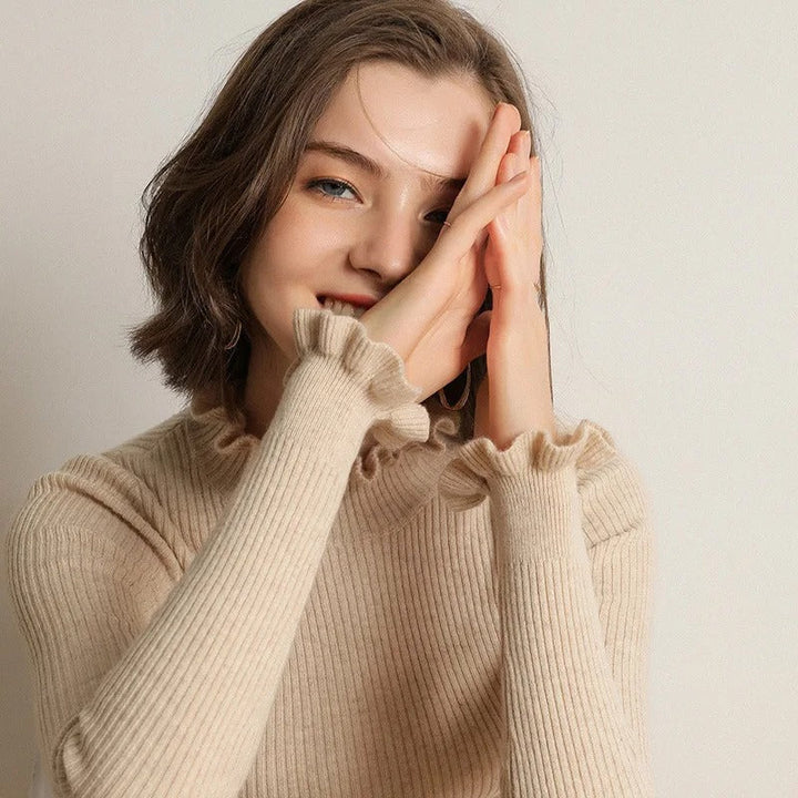 Drune | Strickpullover mit Hohem Kragen