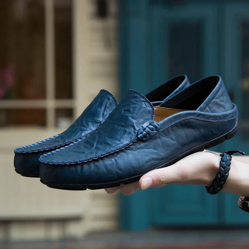 Herren-Loafer aus echtem Leder Drune