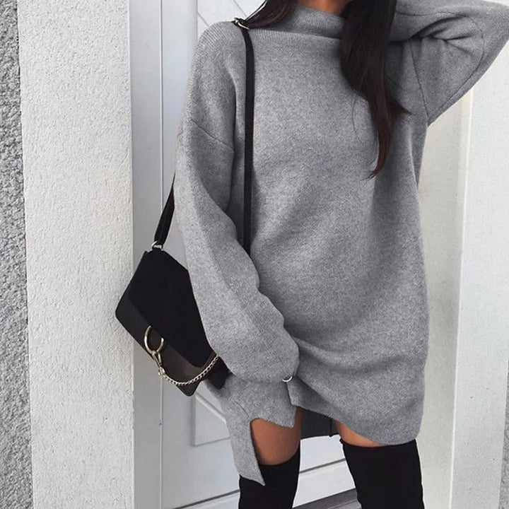 Drune | Übergroßes Rollkragen Strickkleid