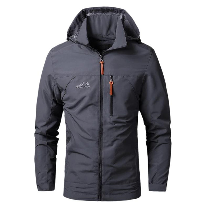 Drune | Herren Wasserdichte Windjacke - Mit Kapuze