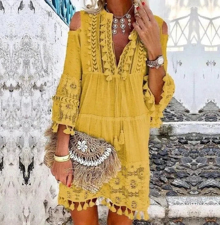 Drune | Mini Kleid Aus Spitze Boho