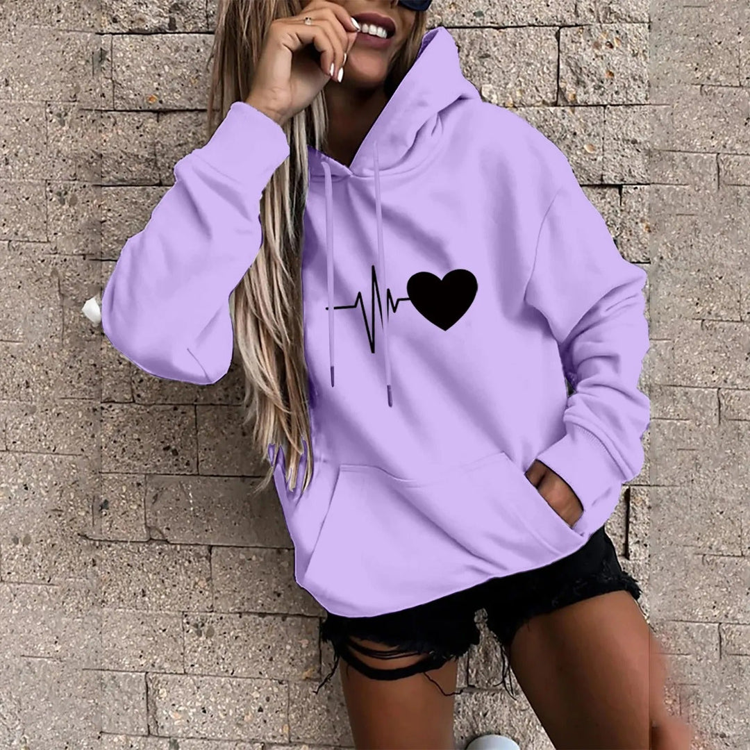 Drune | Kapuzenpullover mit Lustigem Druck für Frauen