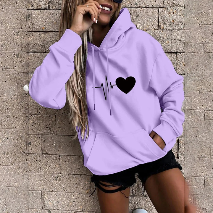 Drune | Kapuzenpullover mit Lustigem Druck für Frauen