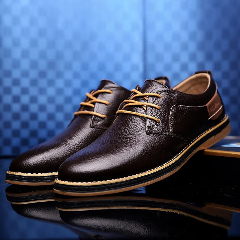 Echte Lederschuhe für Herren Drune