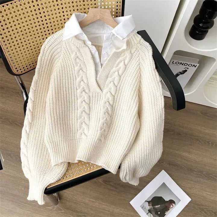 Drune | Strickpullover Im Retro Modestil