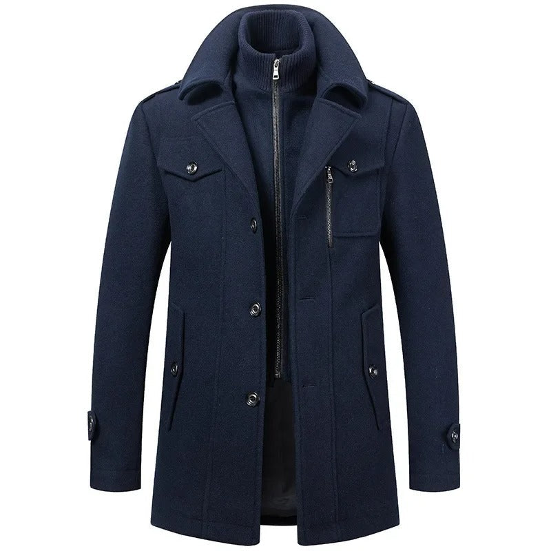 Drune | Eleganter und warmer Tweed-Wintermantel für Männer