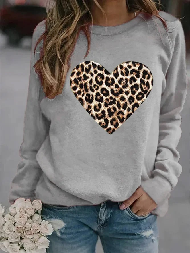 Drune | Damen Rundhals Pullover mit Tiermotiven