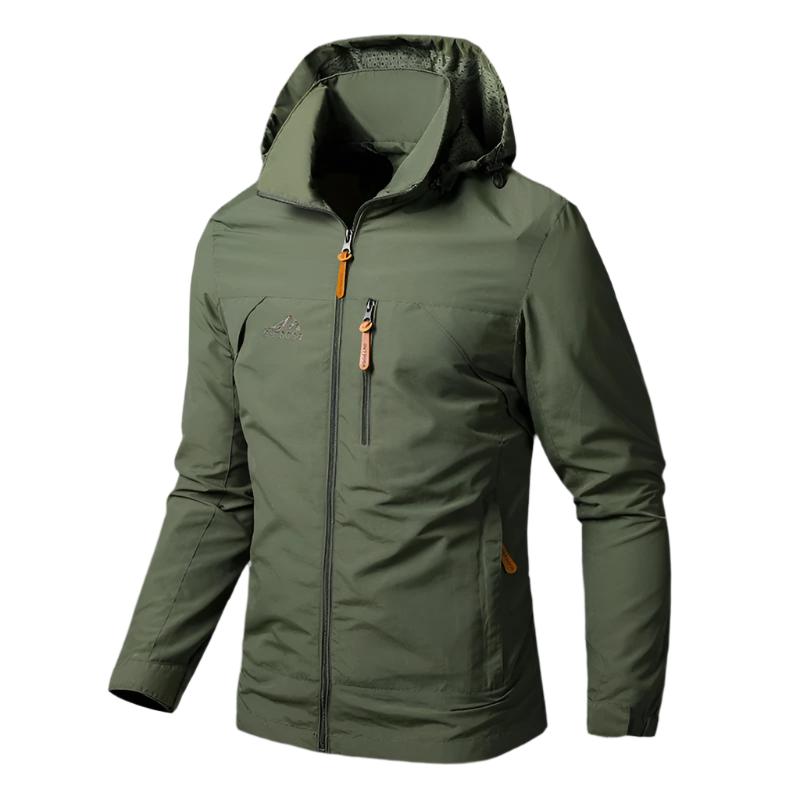 Drune | Herren Wasserdichte Windjacke - Mit Kapuze