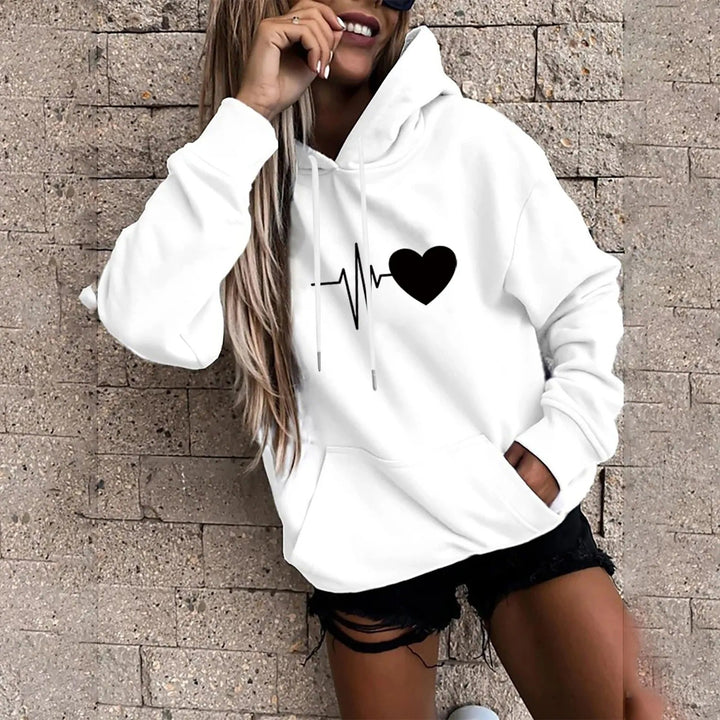 Drune | Kapuzenpullover mit Lustigem Druck für Frauen