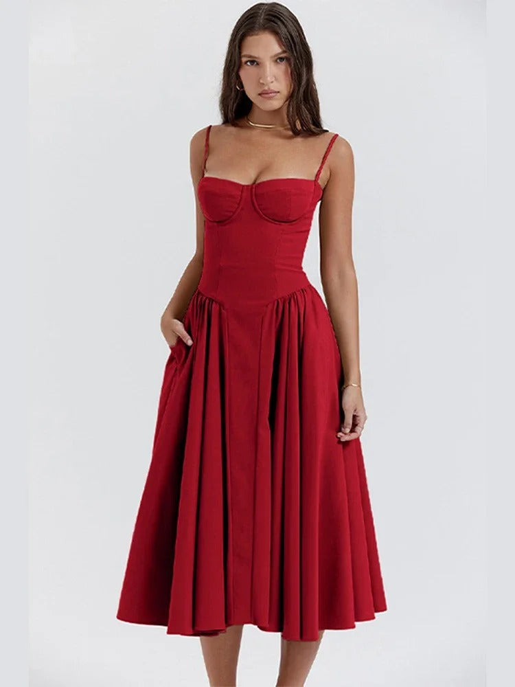 Drune | Elegantes ärmelloses Kleid