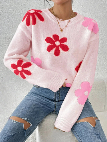 Drune | Strickpullover mit Floralem Druck