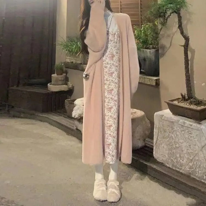 Drune | Flauschige Strickjacke