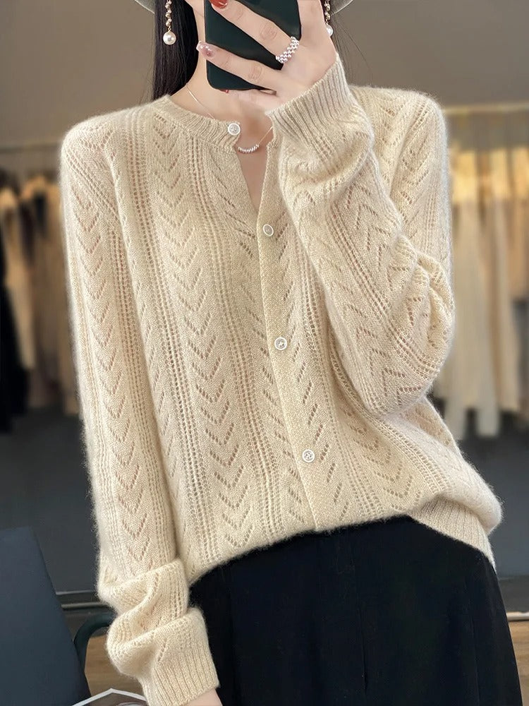 Drune | 100% Wolle Cardigan